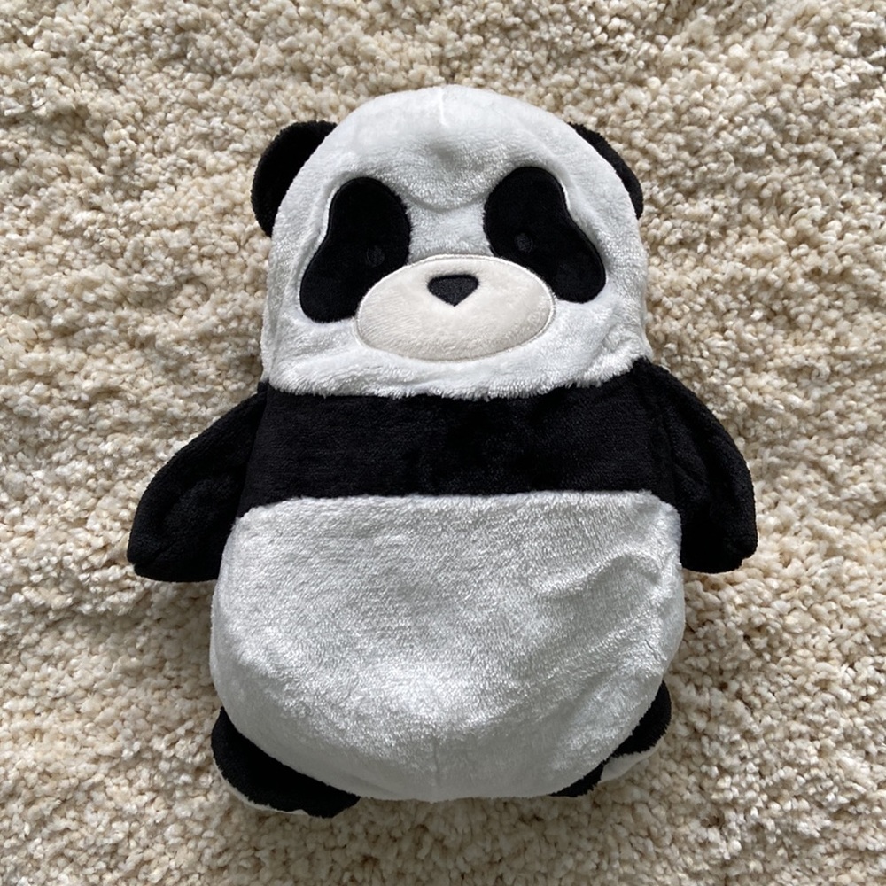 CubCoats Panda Gray Zip-up Sweatshirt 2T